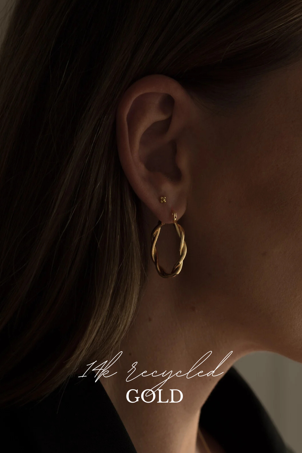 14k gouden heavenly hoops