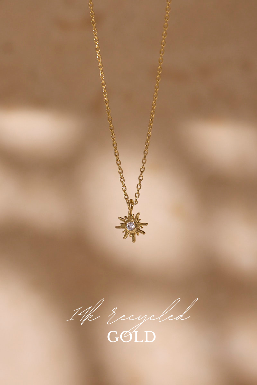 14k sunshine ketting