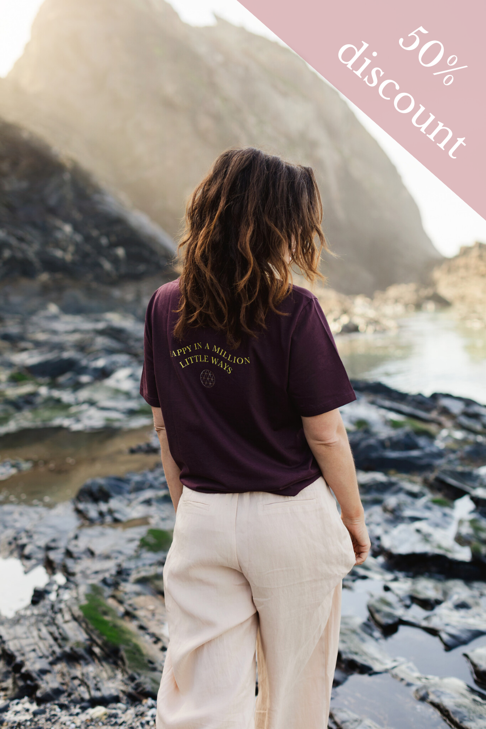 Little Bliss T-Shirt - Burgunder