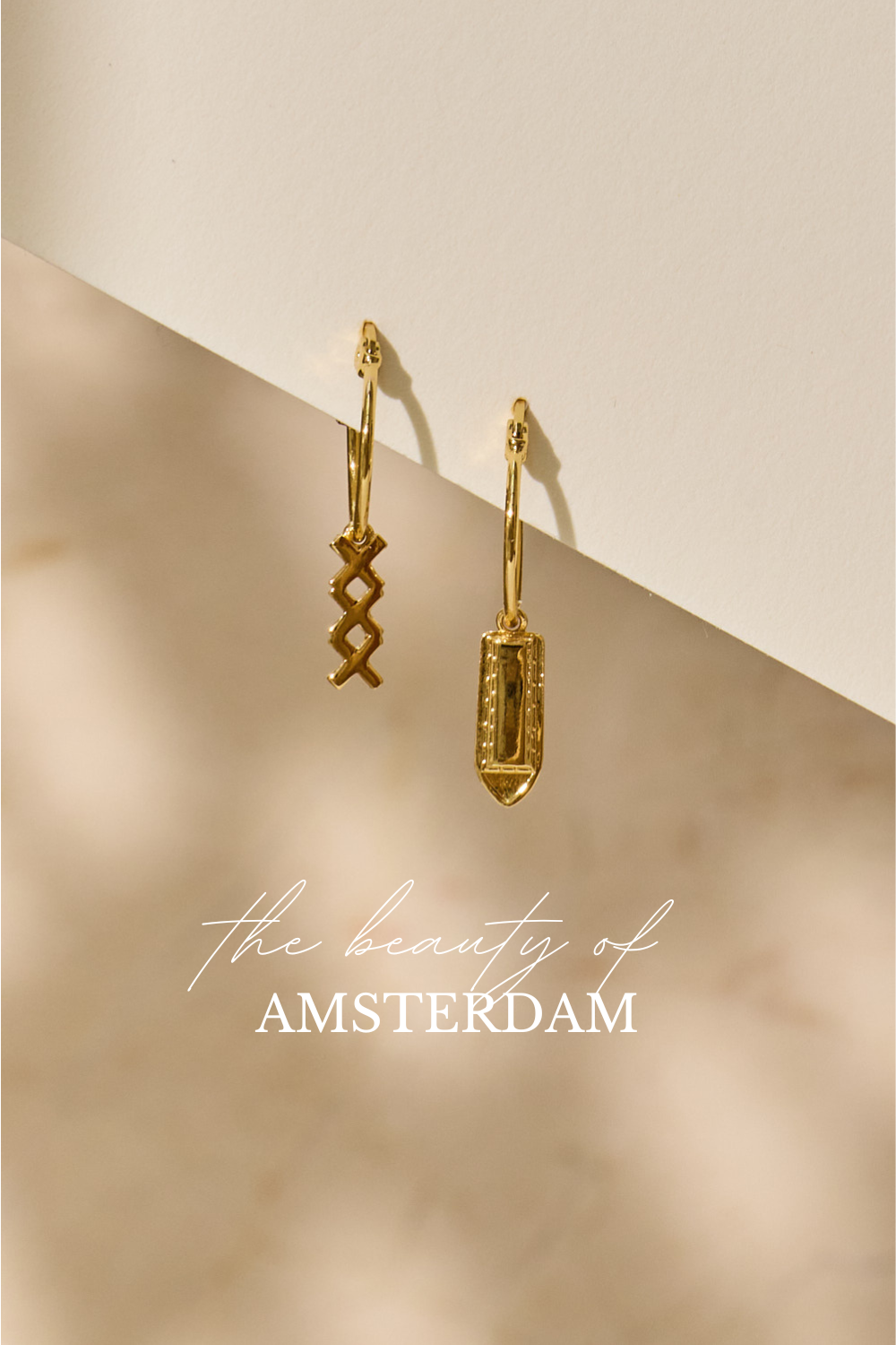 Boot Ohrringe Amsterdam Vergoldet / Silber