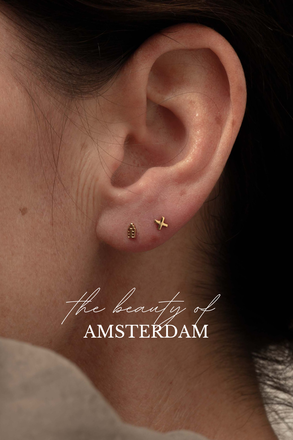 Amsterdam studs Gold Plated