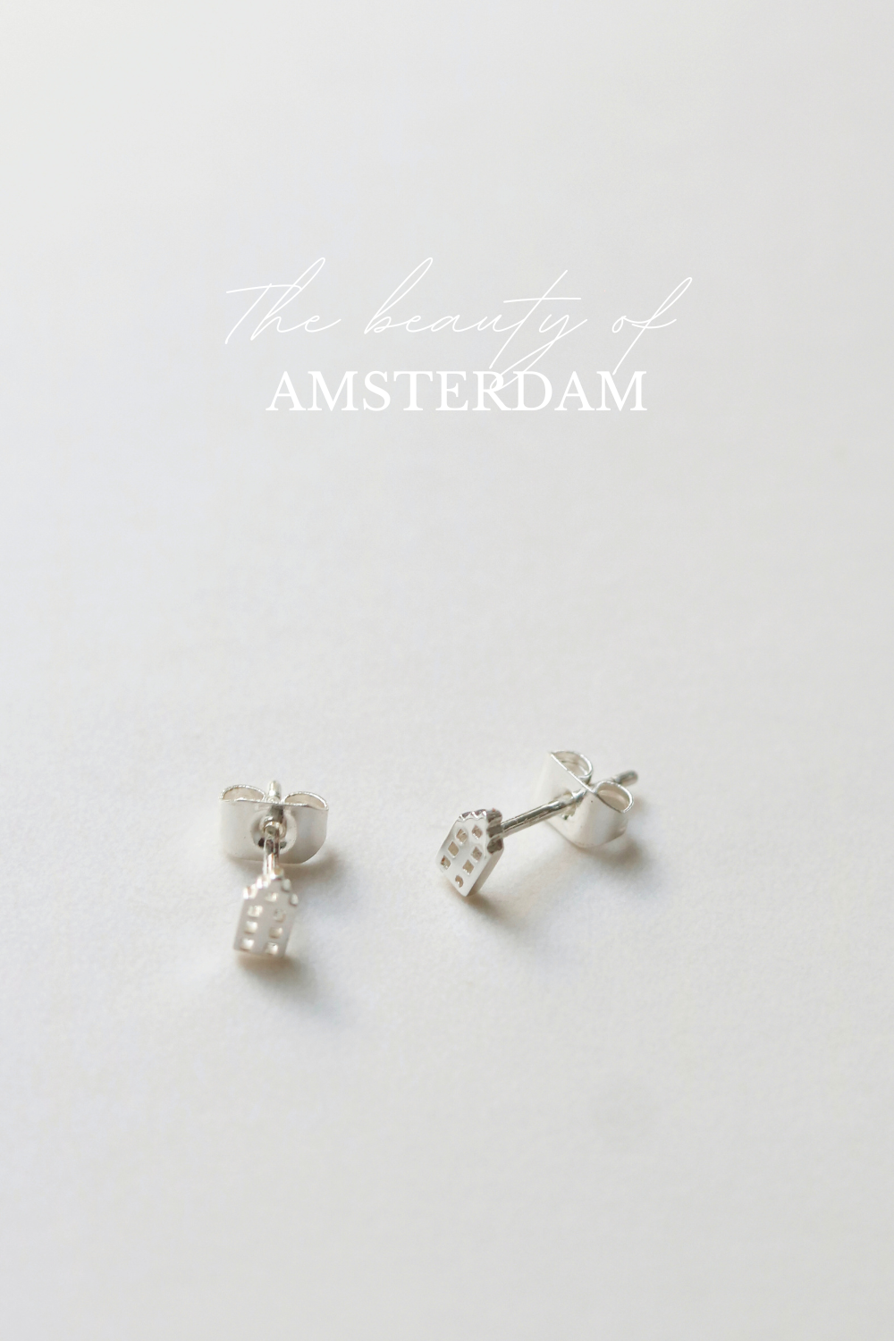 De Jordaan Studs Zilver