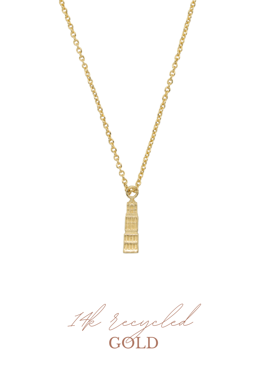 De Dom Utrecht Necklace - 14k Recycled Gold
