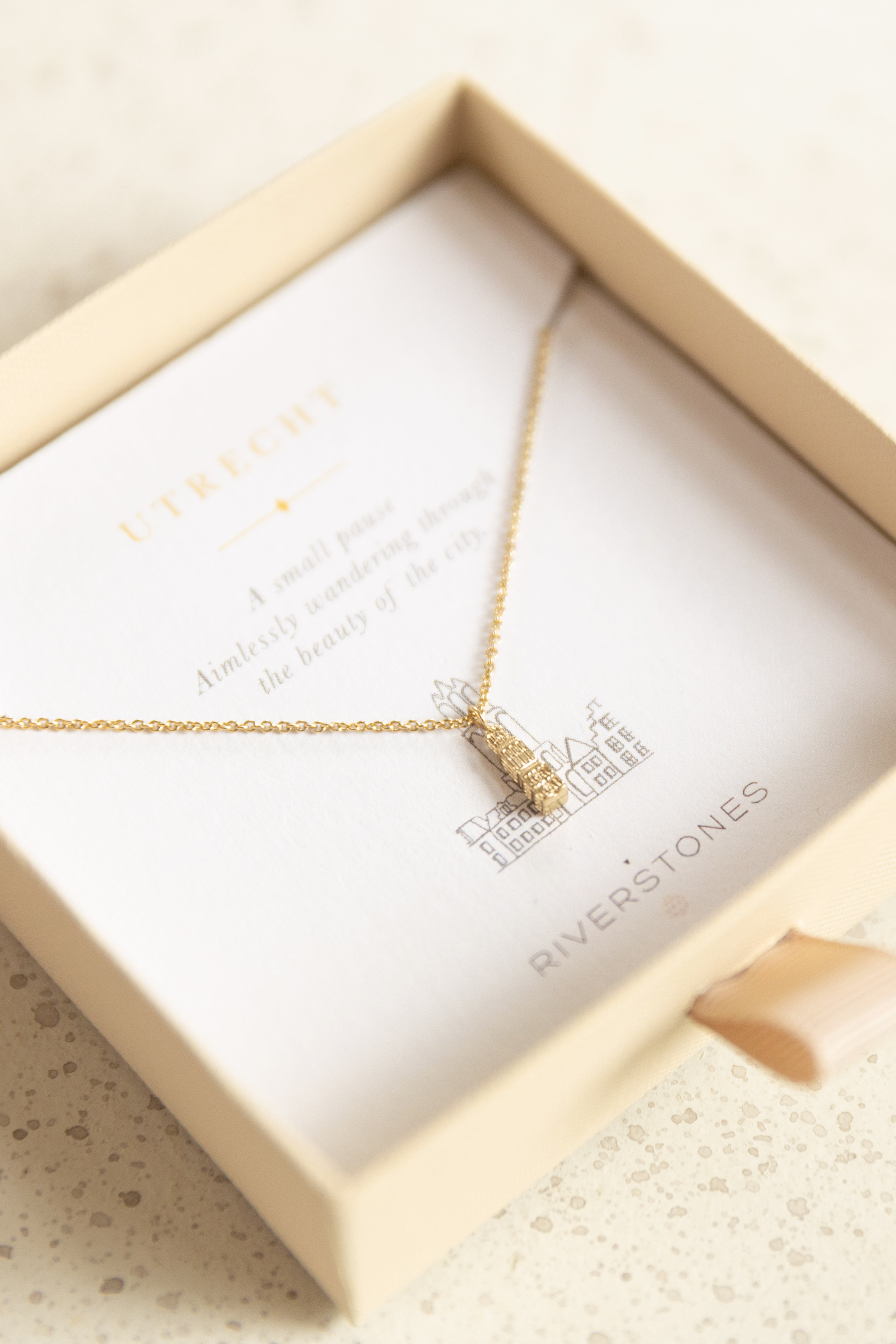 The Dom Necklace Utrecht Gold Plated