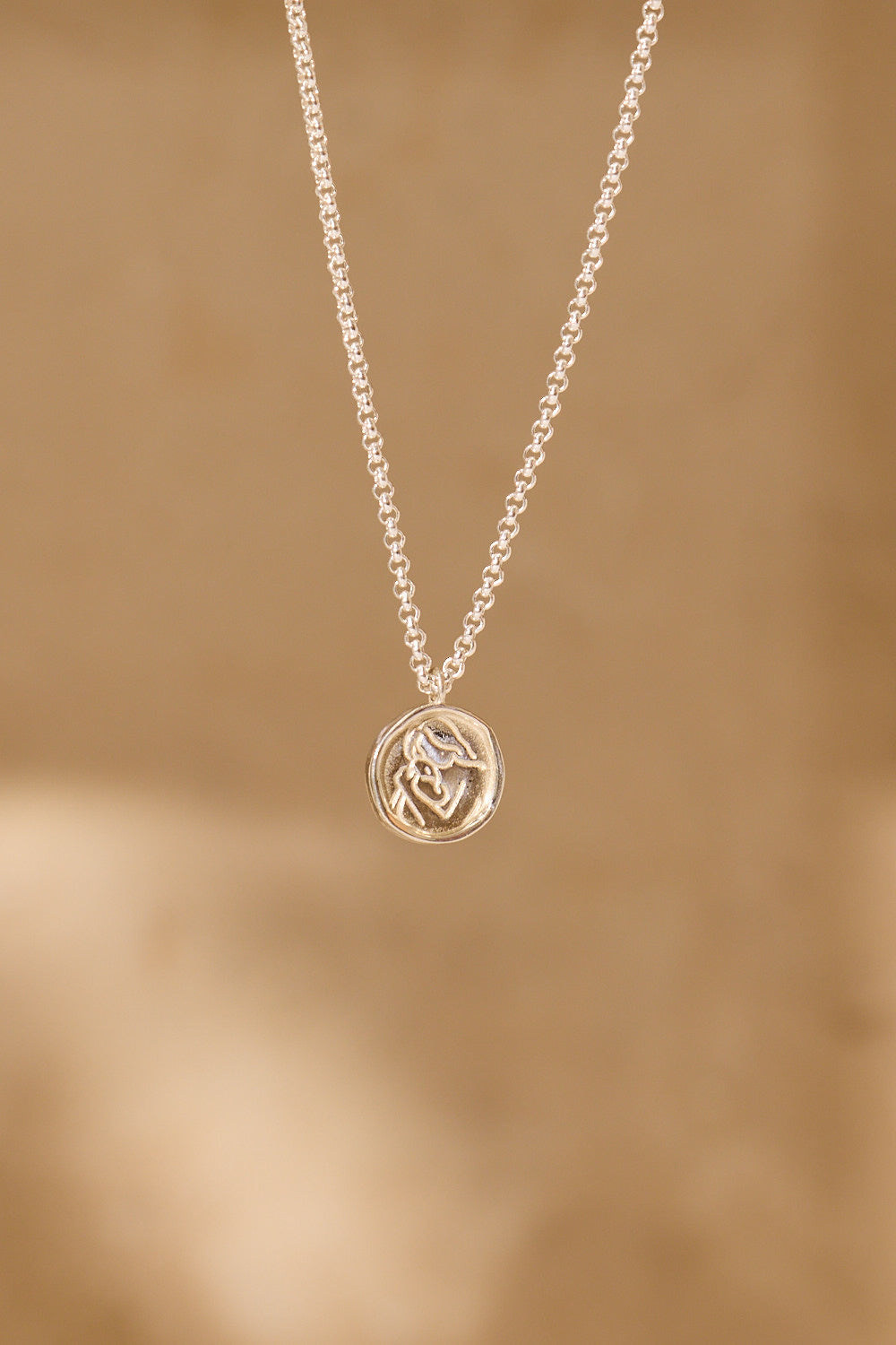 Mom Necklace Silver