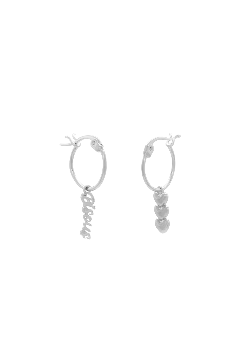 Bisous Oorbellen Parijs Zilver