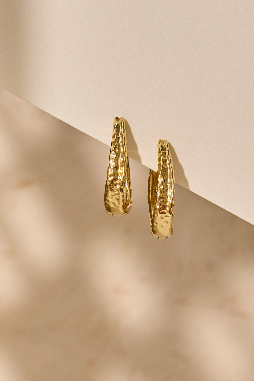 Tides Hoops Gold Plated (medium)