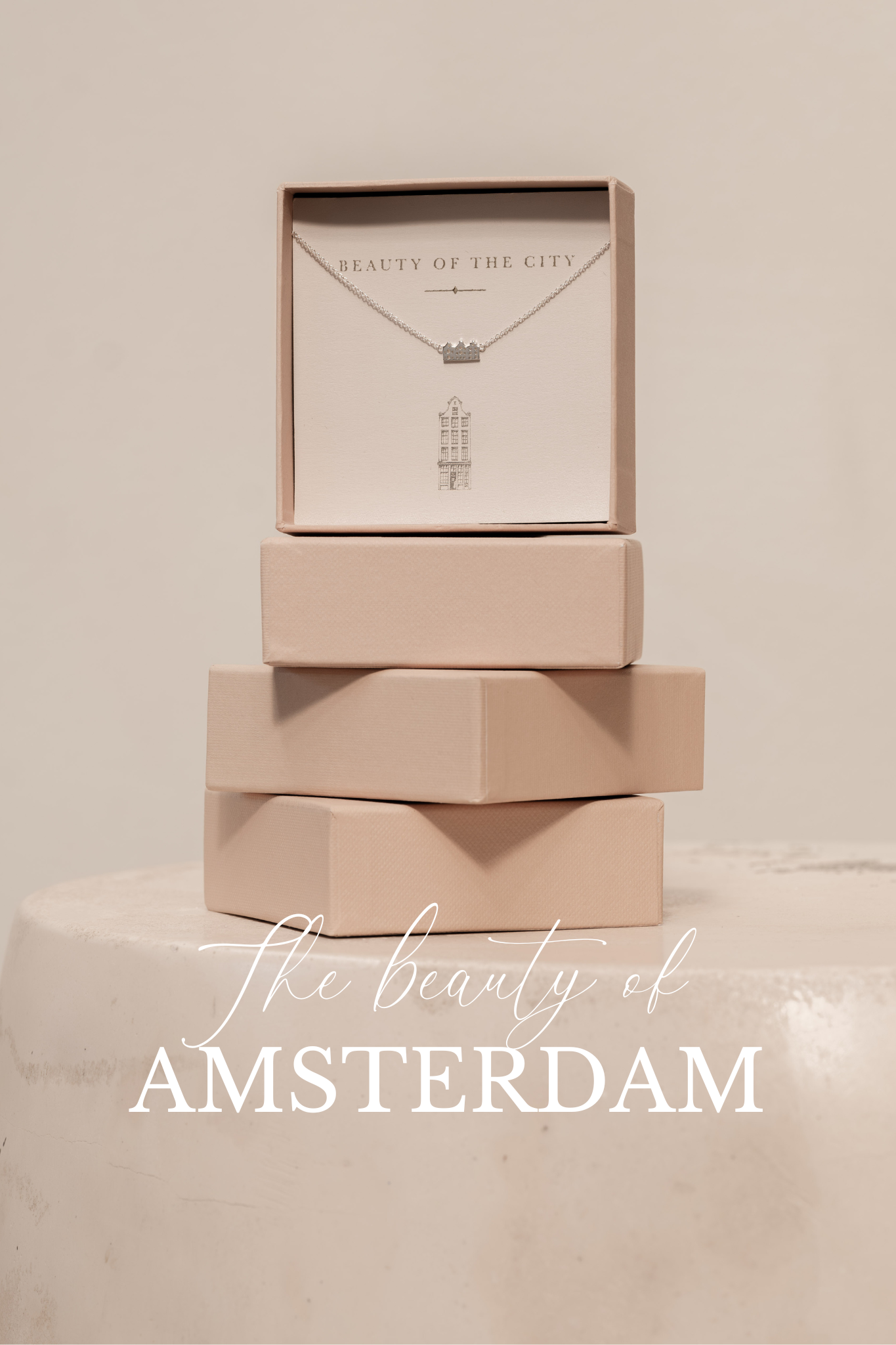 Amsterdam canal necklace silver