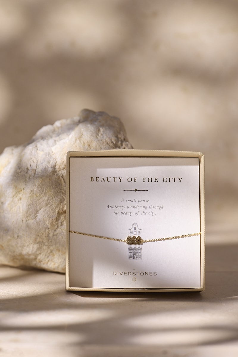 Canal armband verguld