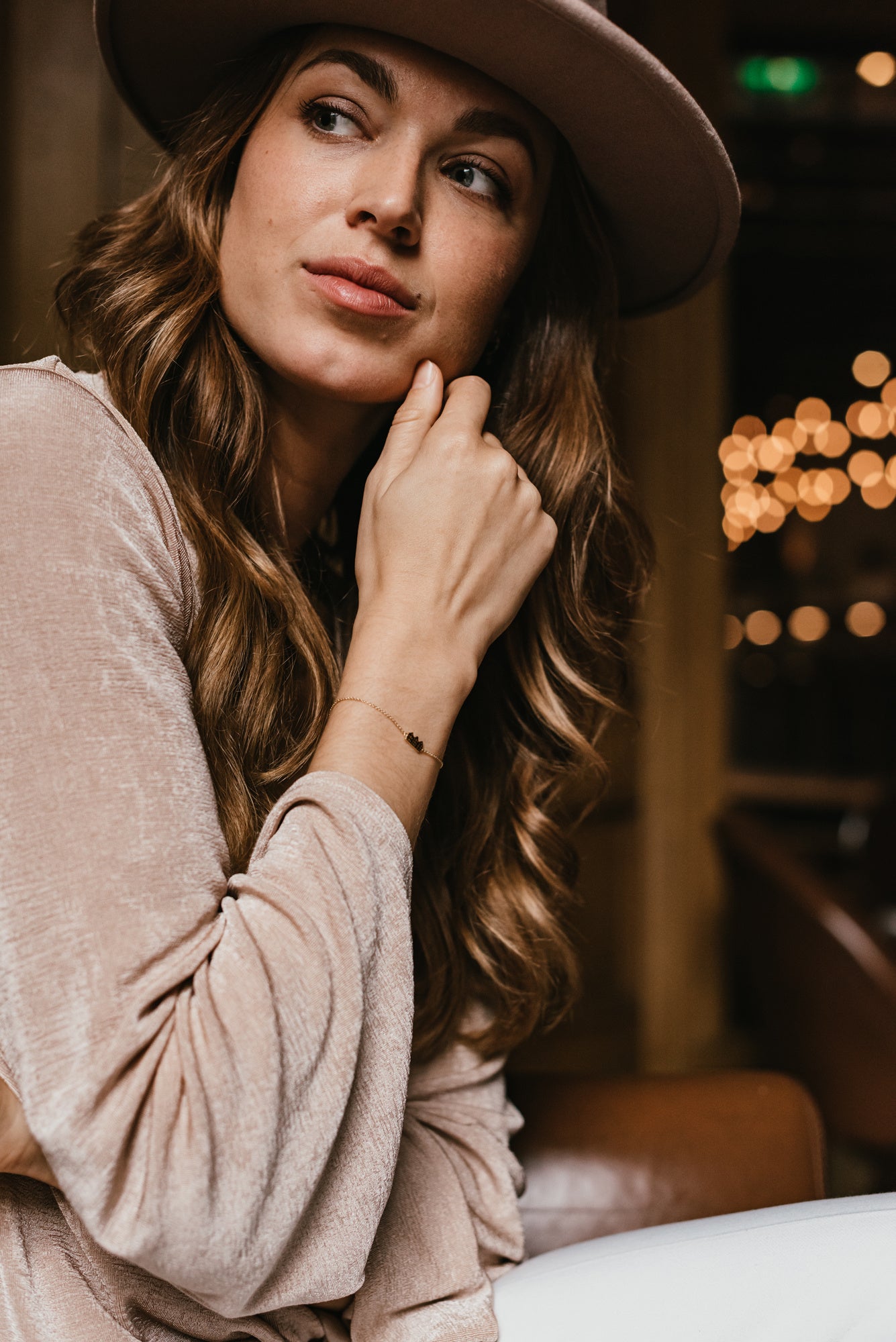 Canal armband verguld