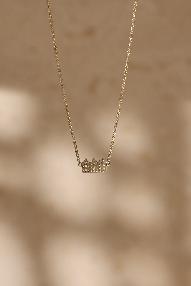 Canal ketting Amsterdam verguld