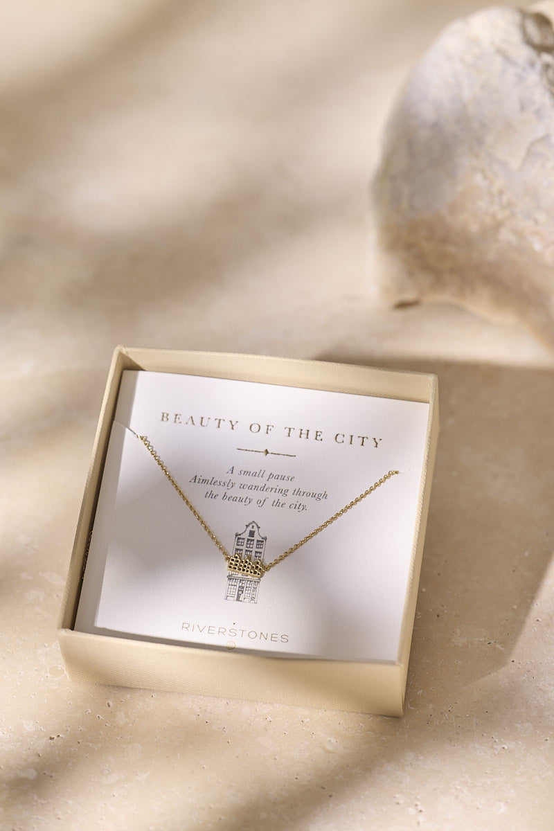 Canal ketting verguld verpakking