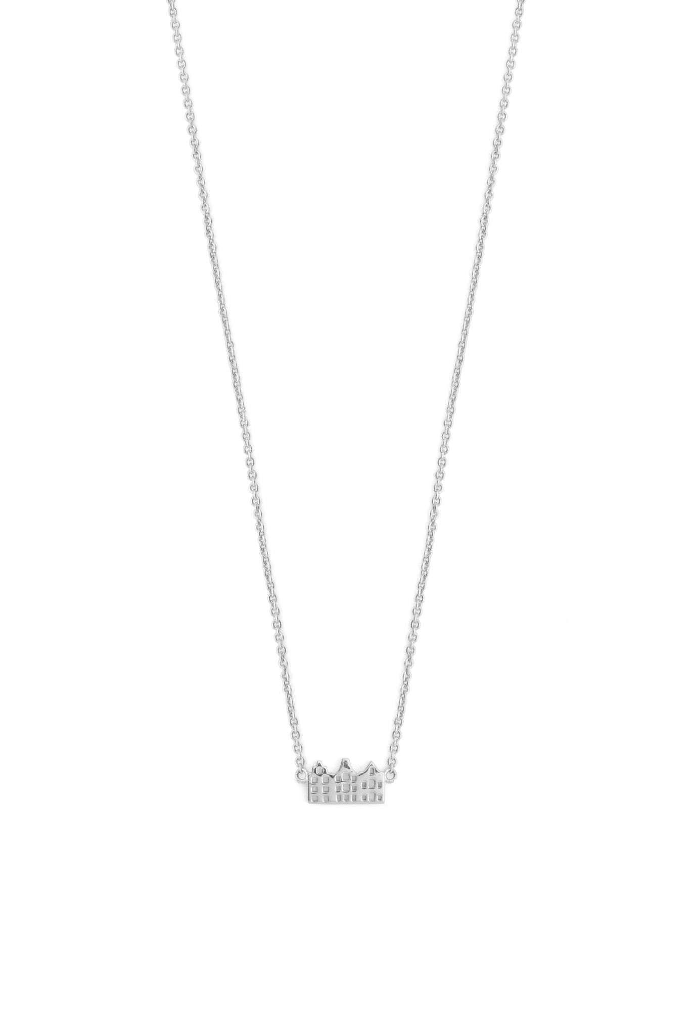 Canal ketting zilver