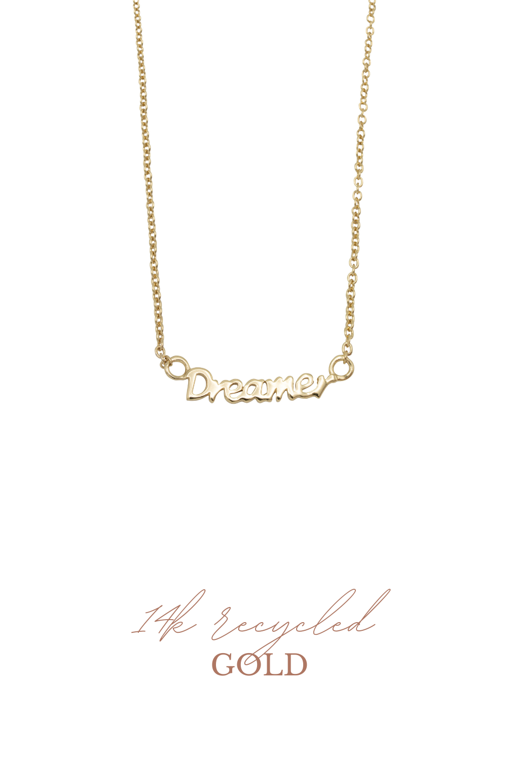 Dreamer ketting 14k goud