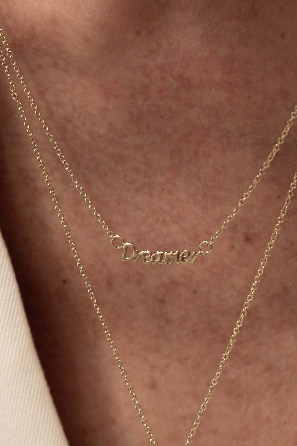 Dreamer ketting goud