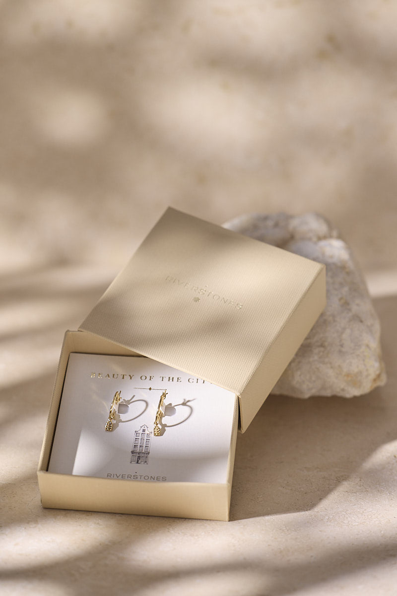 Jordaan oorbellen verguld