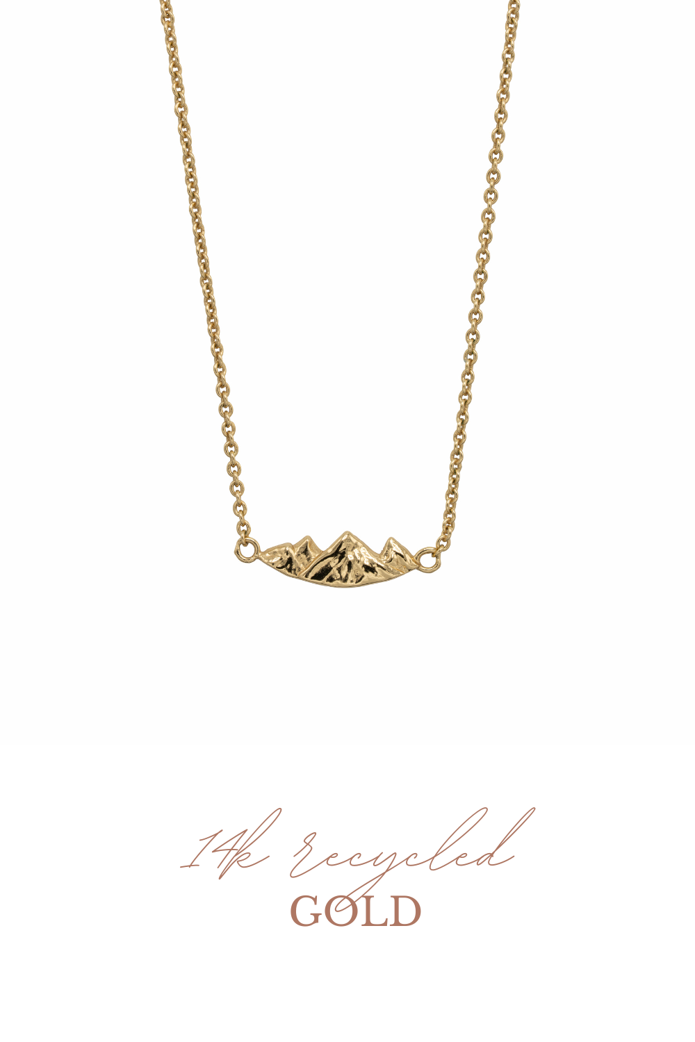 Mount ketting 14k goud