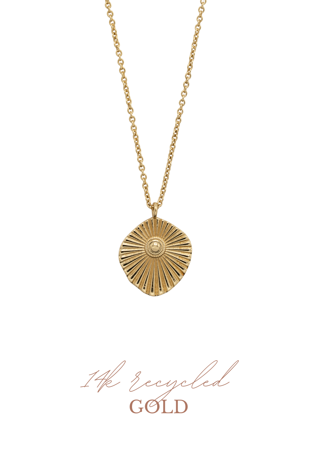 Solis ketting 14k goud