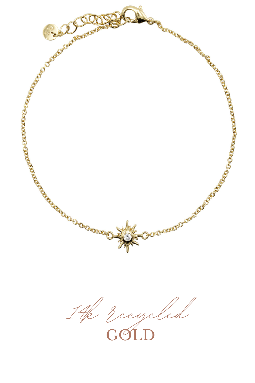 Sunshine armband 14k goud
