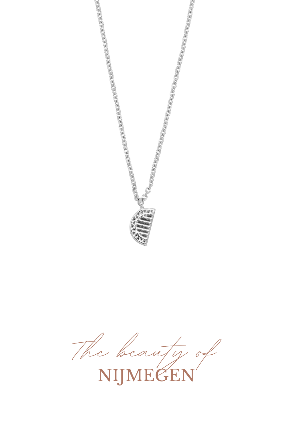 Waalbrug zilver ketting