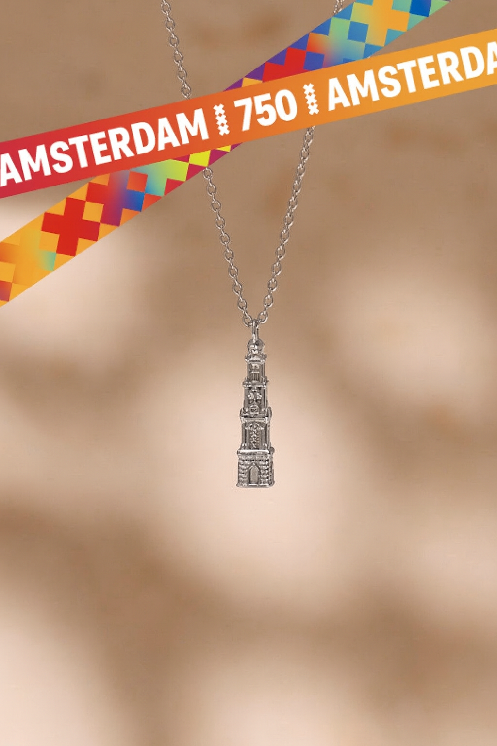 Westertoren ketting zilver