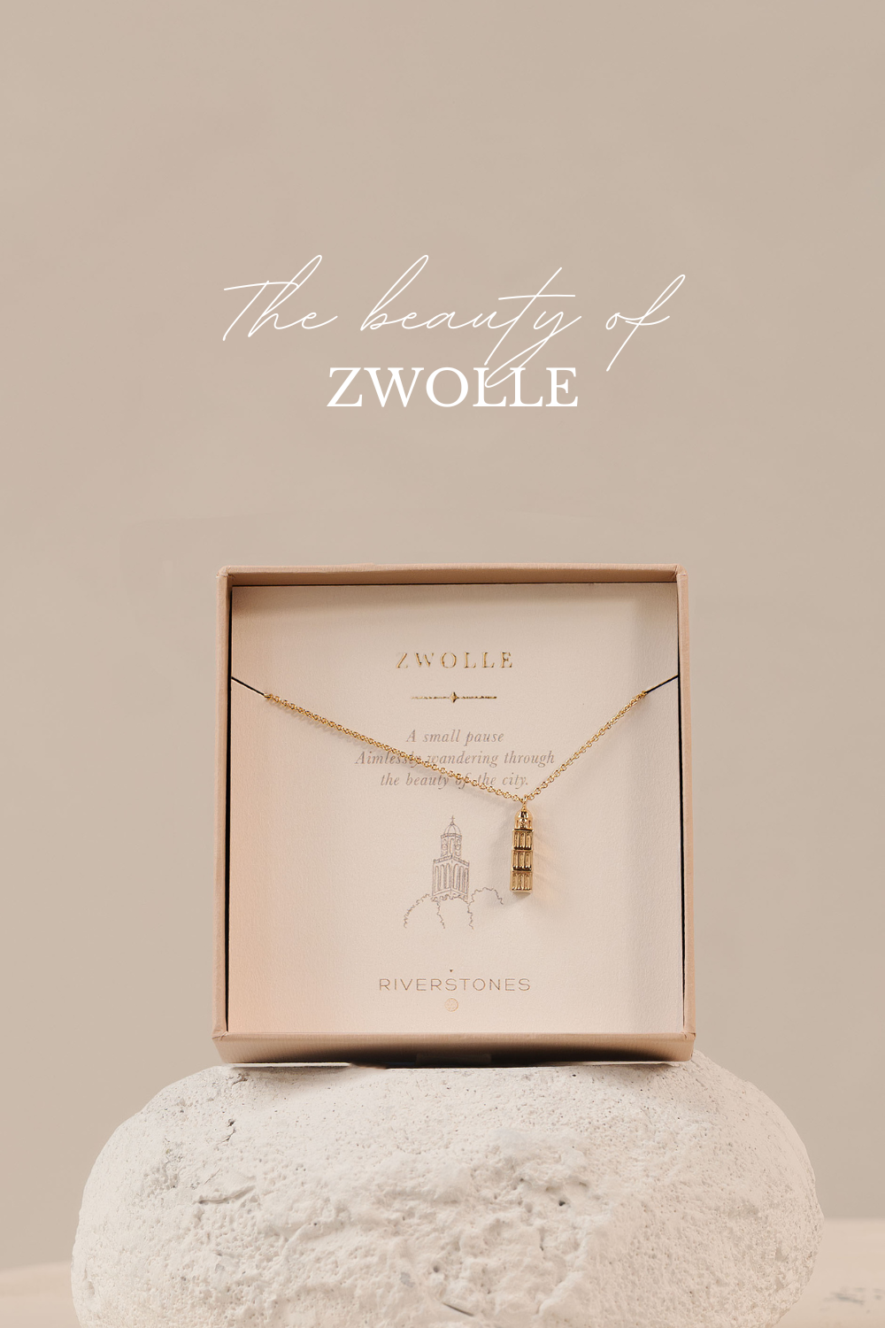 Zwolle ketting Peperbus goud