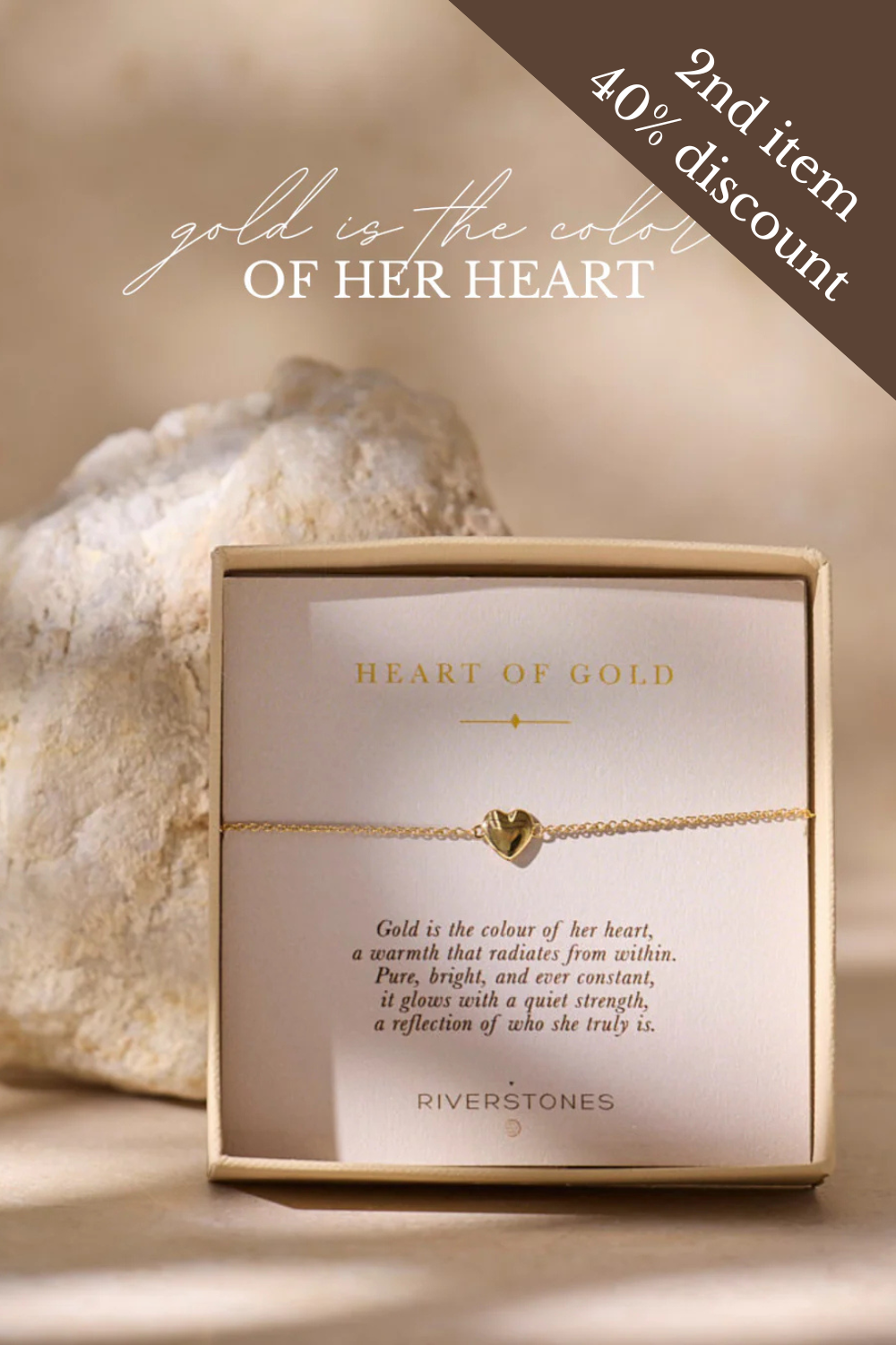 Heart of gold Bracelet Gold Plated