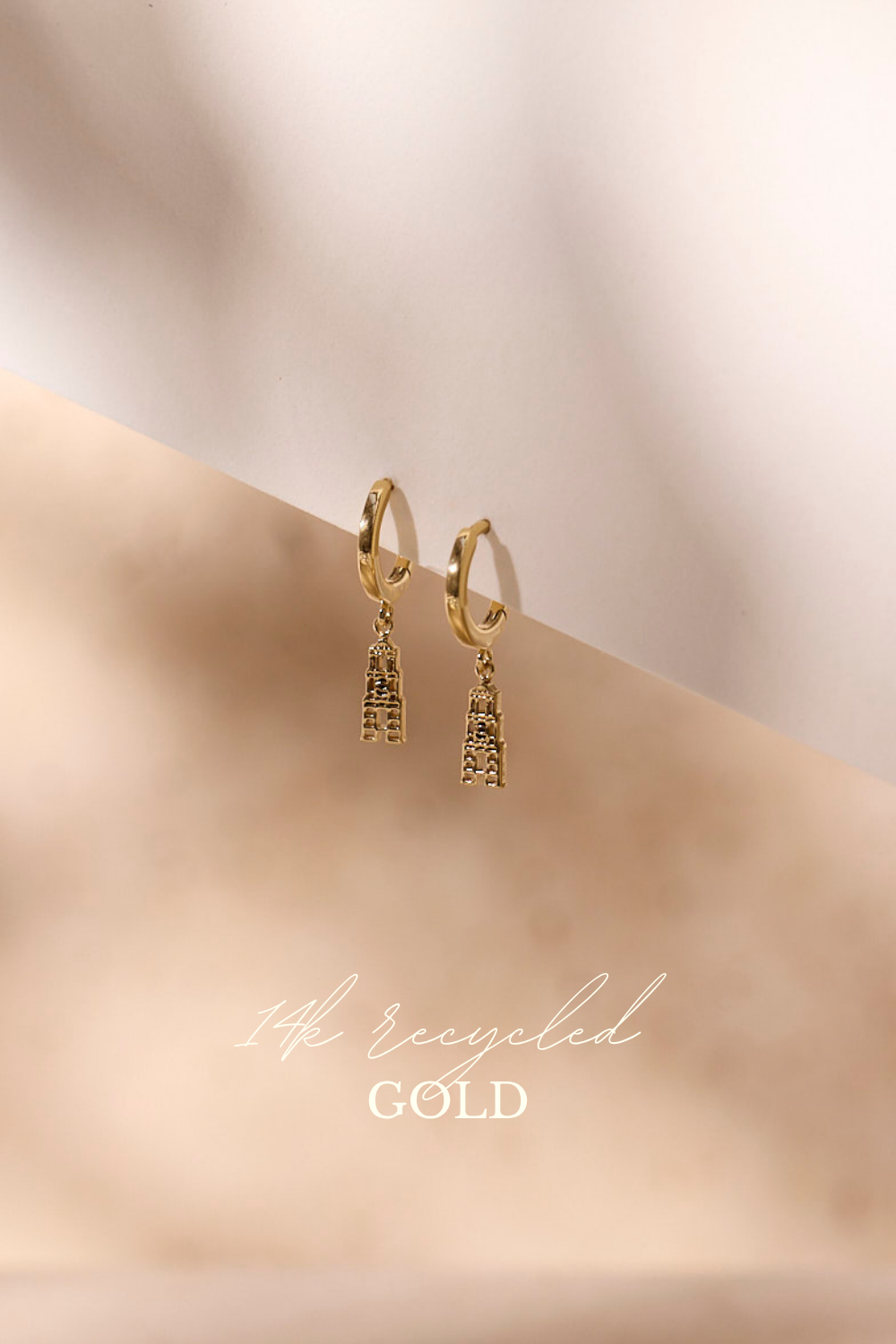 Domtoren Utrecht Ohrringe - 14k Recyceltes Gold