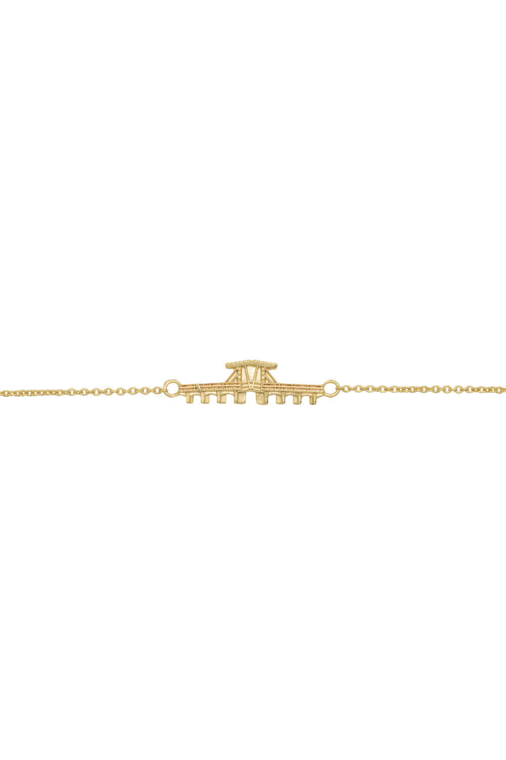 Magere Brug Armband Amsterdam Verguld / Zilver