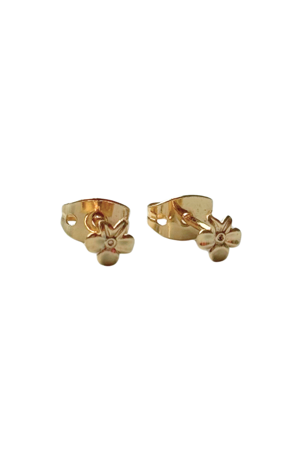 Bloom studs gold plated