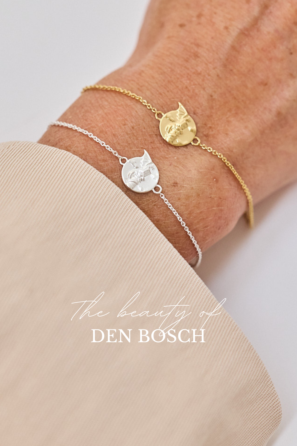 Bossche Draak Armband Den Bosch Vergoldet / Silber