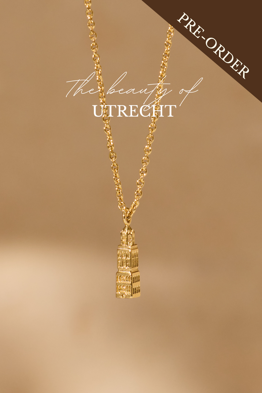 The Dom Necklace Utrecht Gold Plated