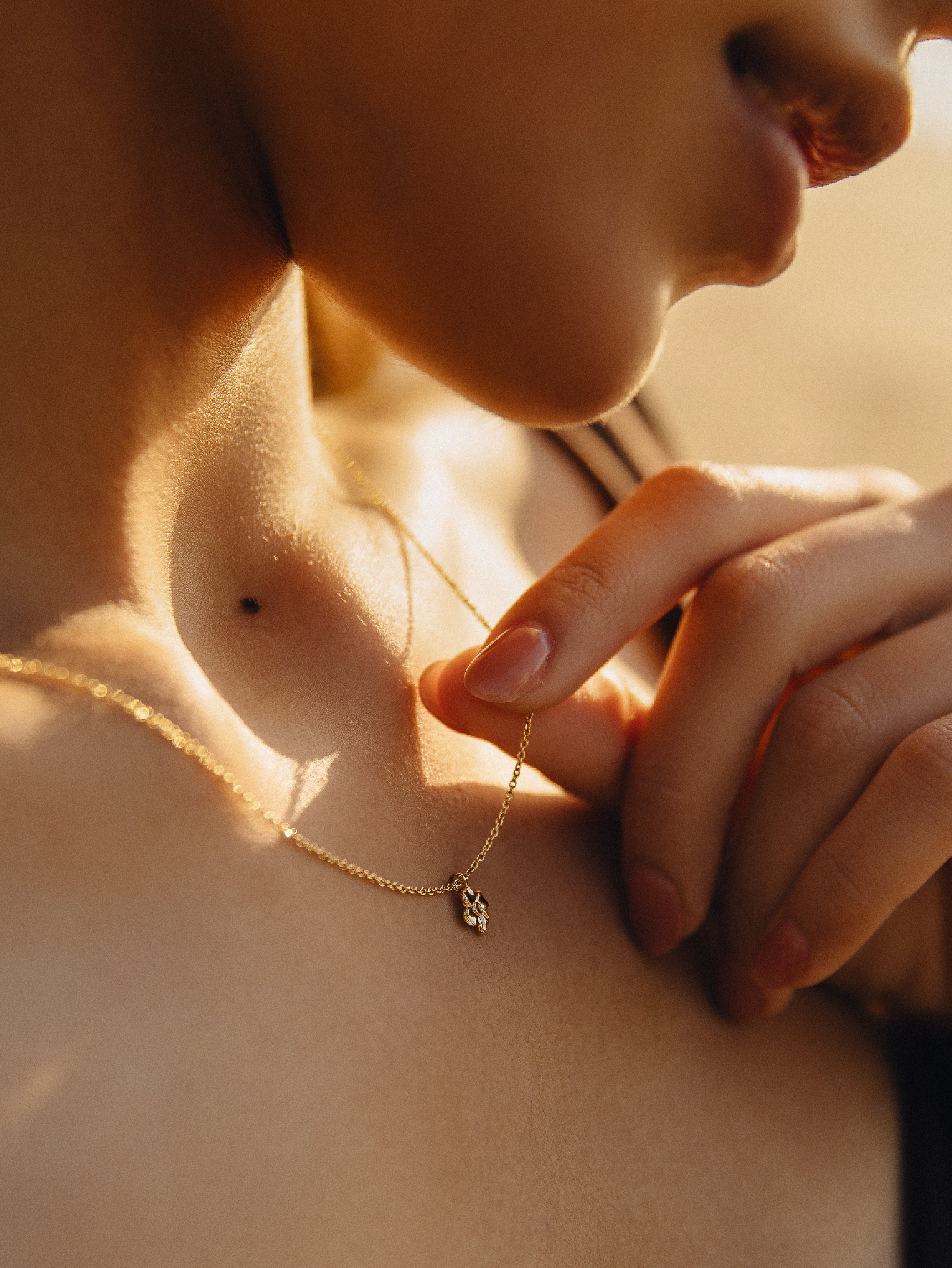 Flourish Ketting Verguld