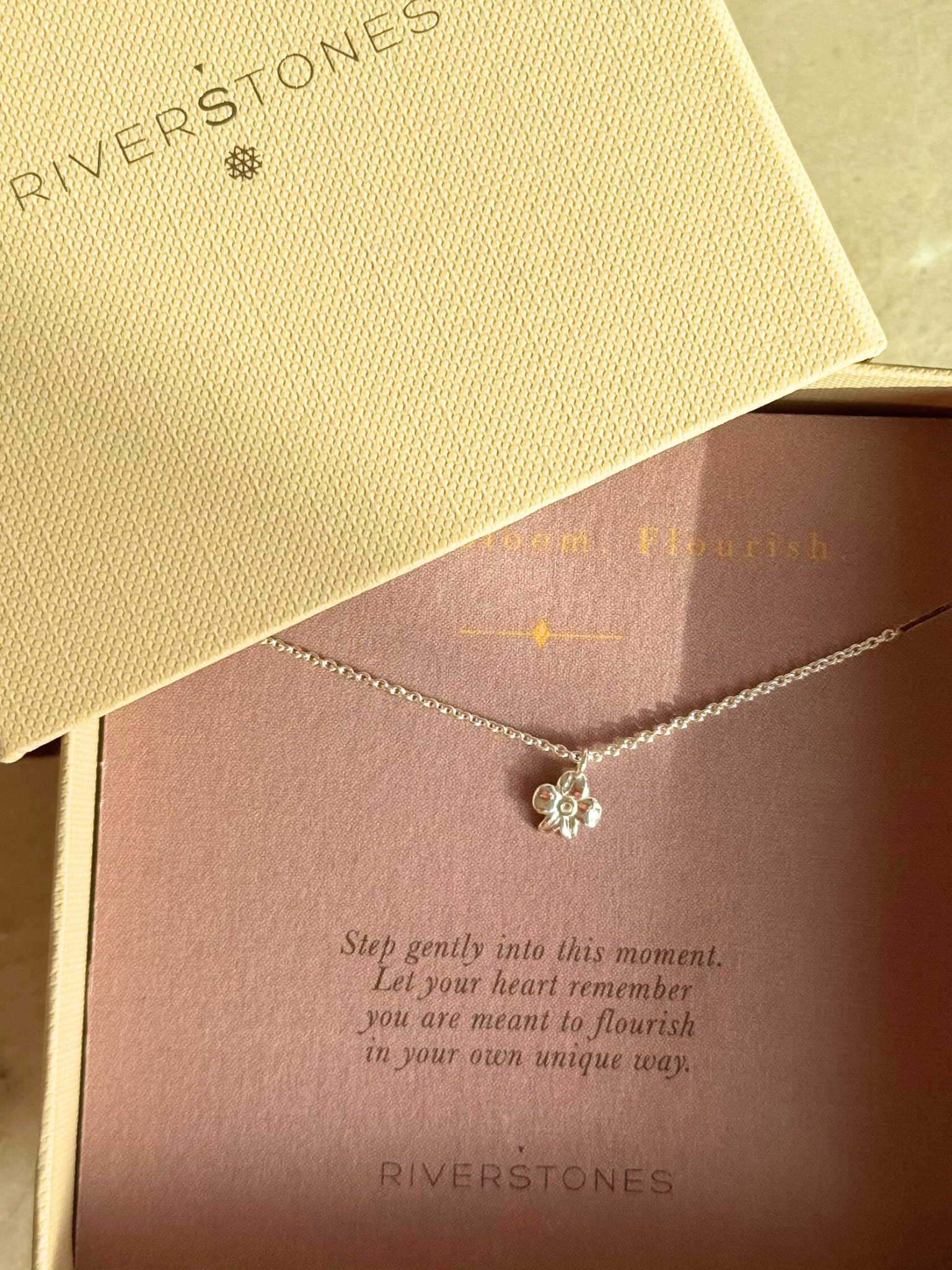 Flourish Ketting Zilver