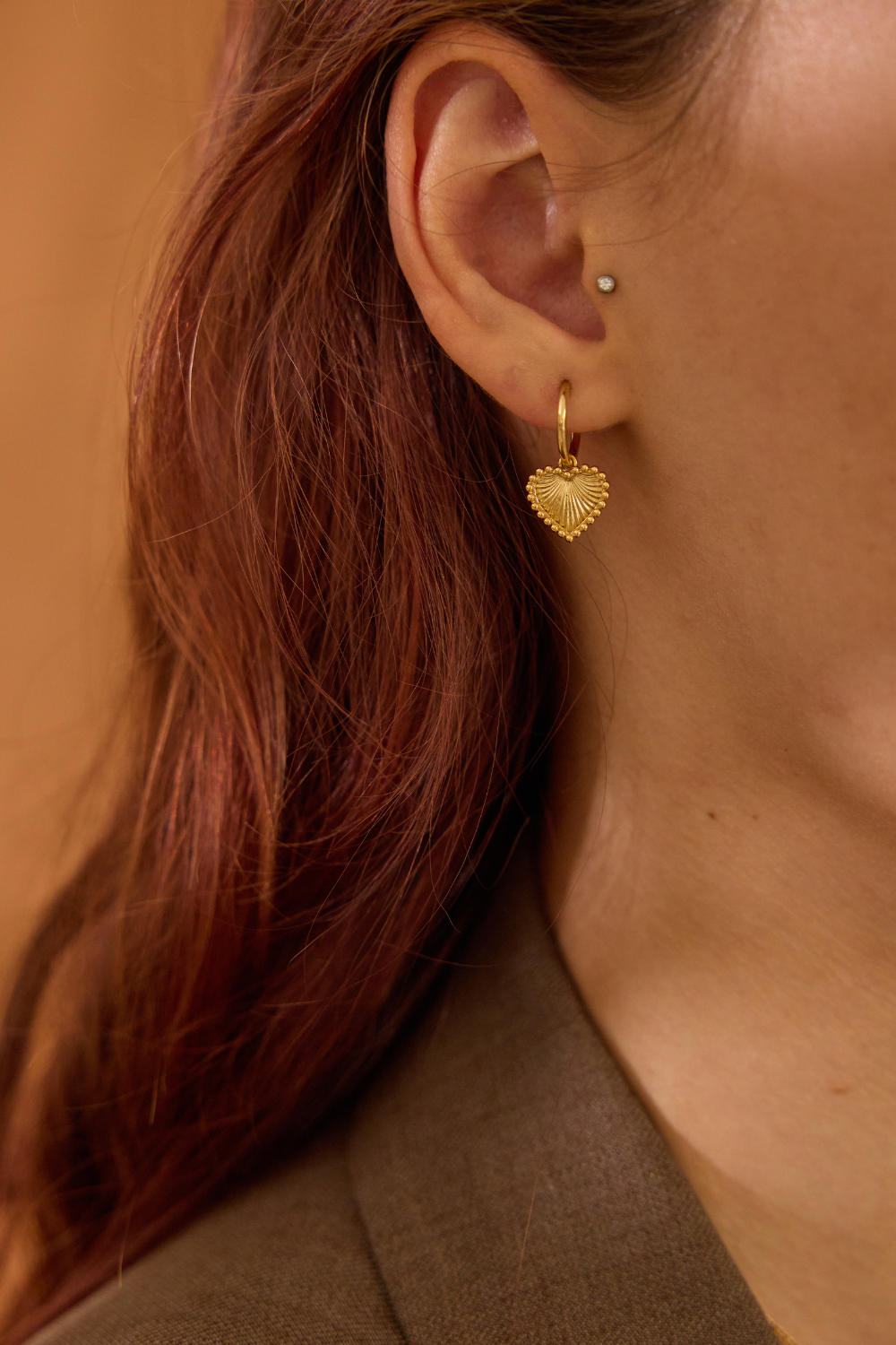 Heart Charm Gold Plated