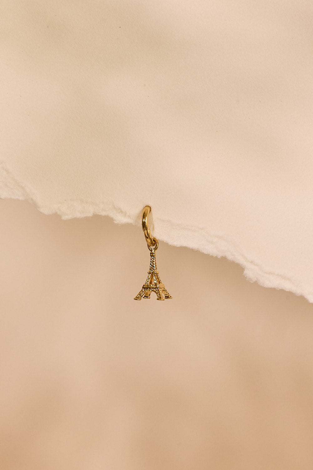 Eiffelturm Paris Charm Vergoldet