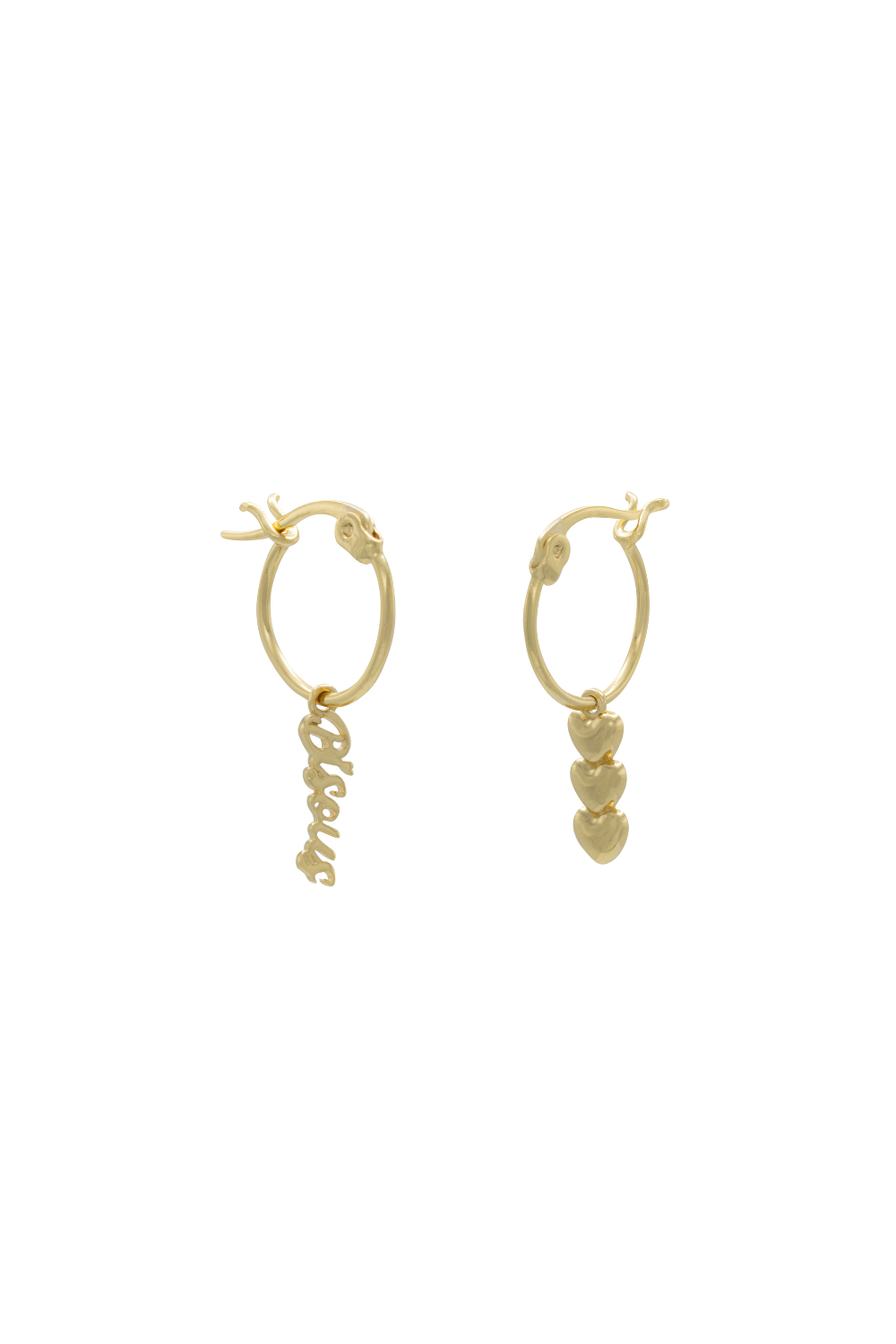 Bisous Earrings Paris Gold plated / Sterling Silver
