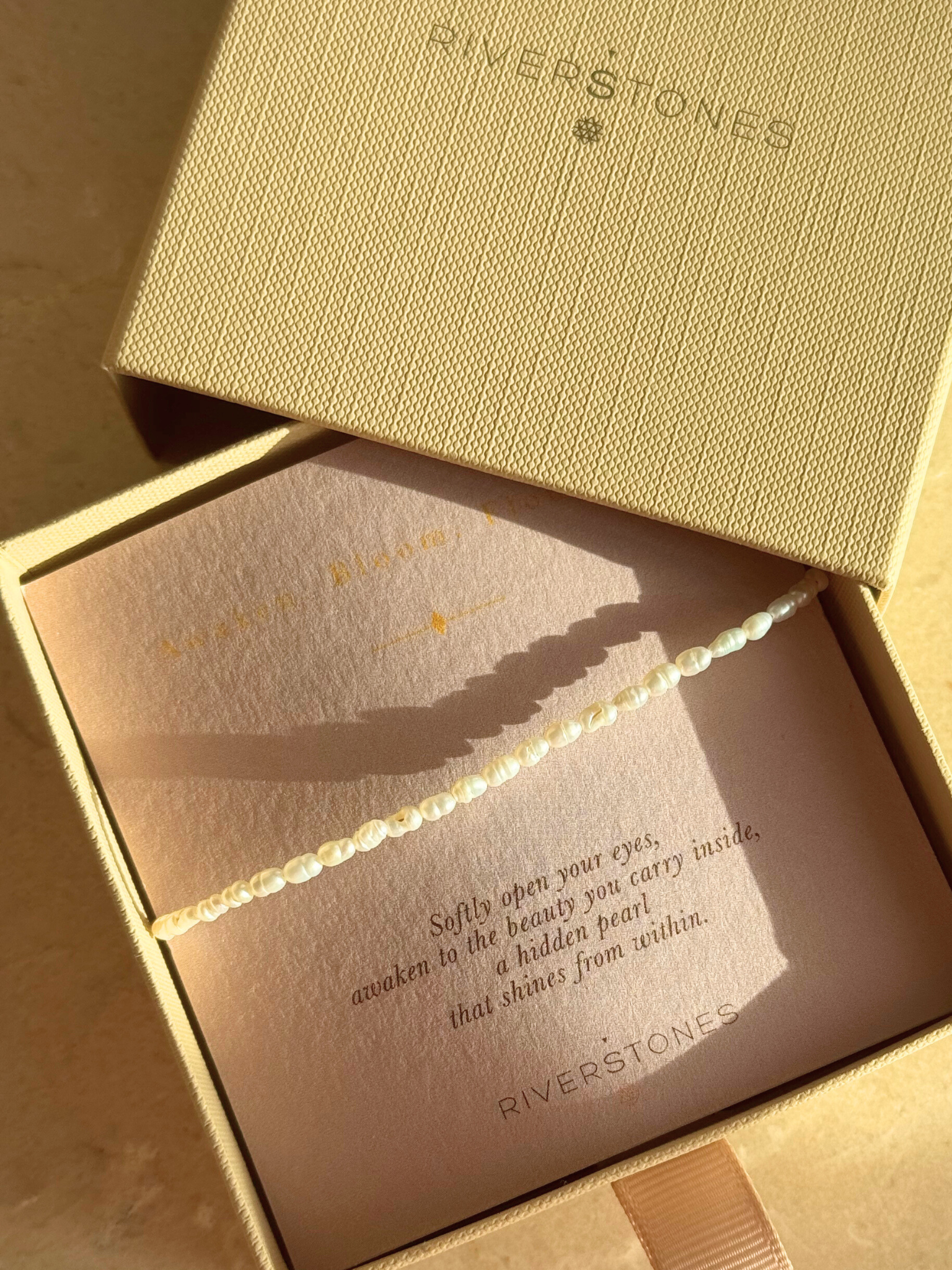 Pearly Armband Verguld