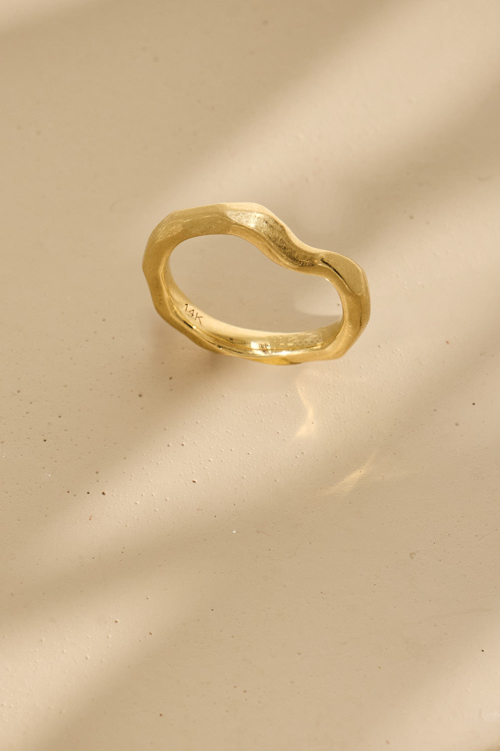 Geformter Ring 14k Recyceltes Gold