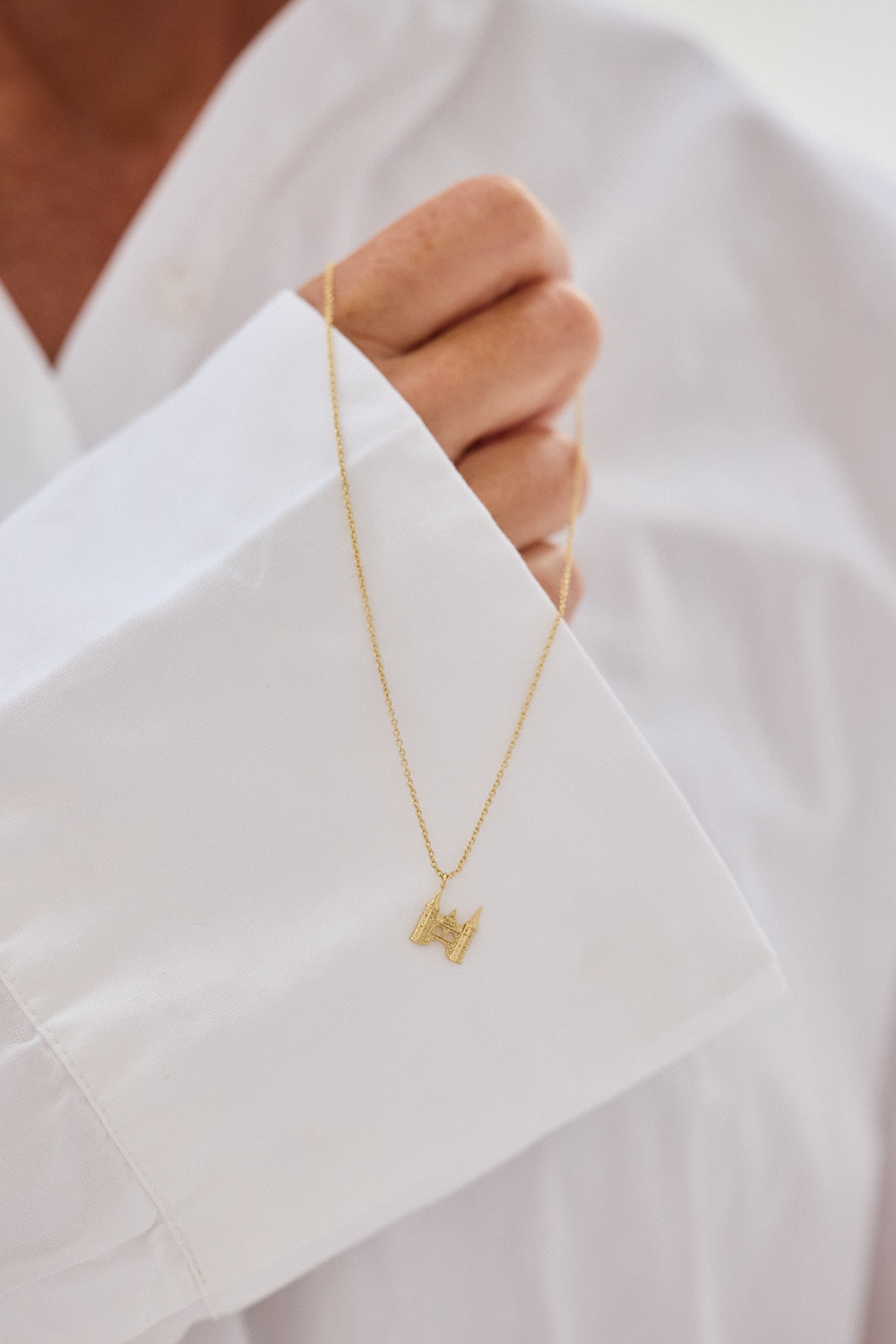 Sneek-waterpoort-ketting-verguld