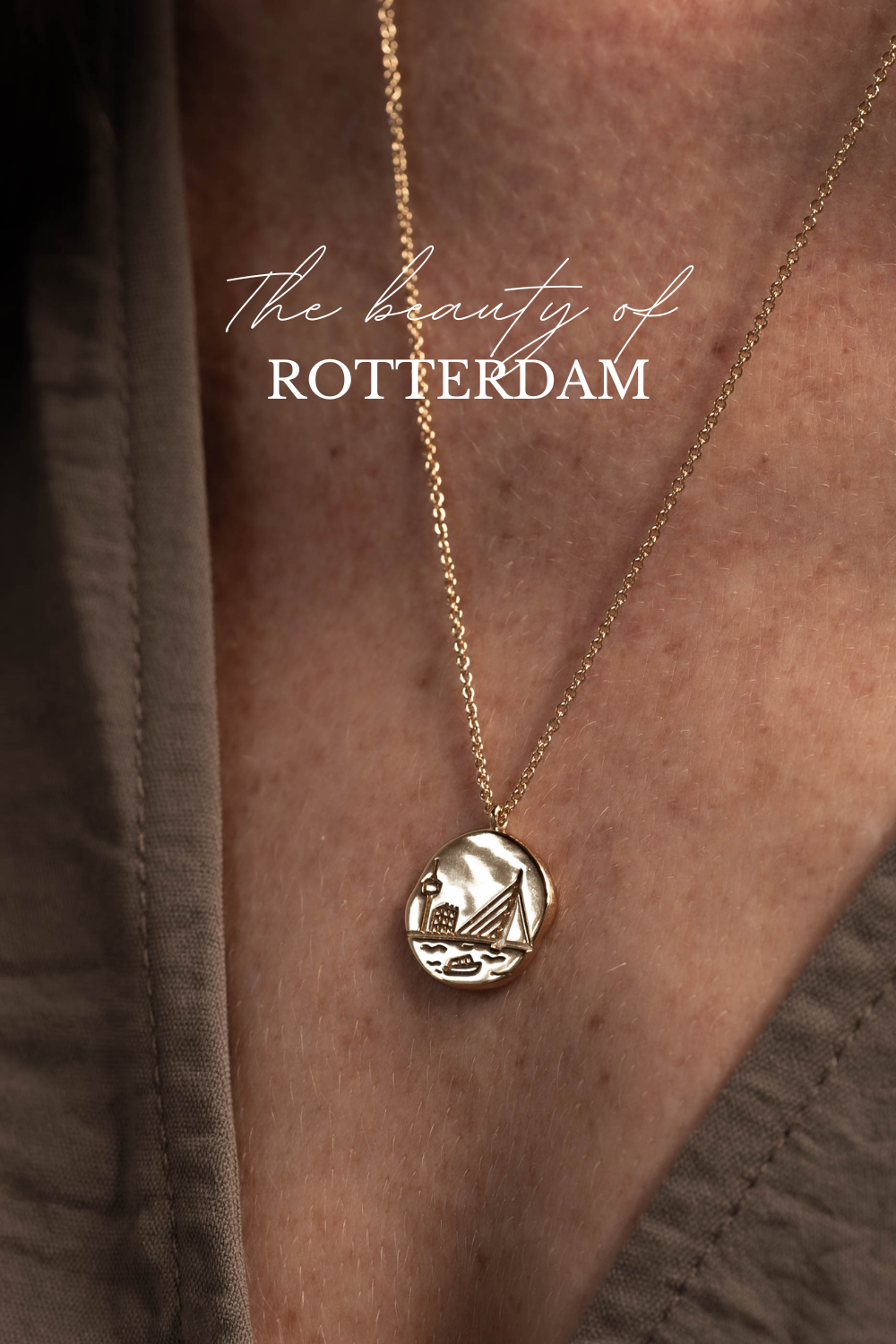 Rotterdam ketting verguld